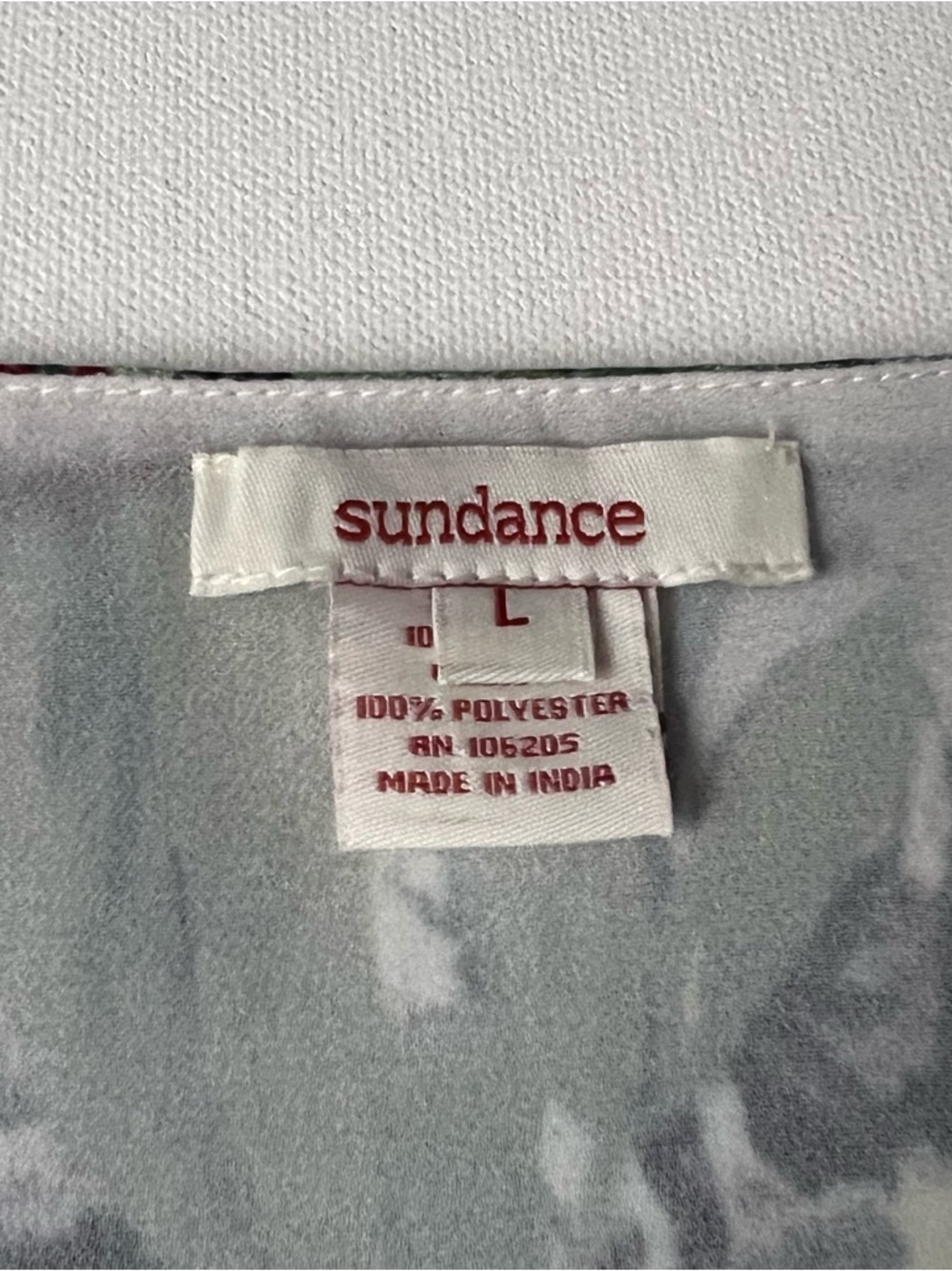 Sundance Multicolor Women’s Floral Silk V-Neck Peasant Tunic - L - Picture 4 of 10